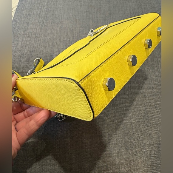 NWOT Rebecca Minkoff Vibrant Yellow Crossbody Bag - Picture 10 of 10